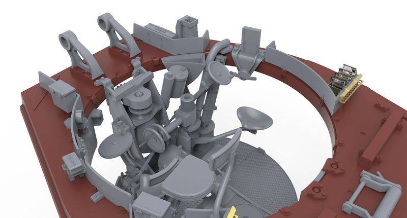 German Heavy Tank Sd.Kfz.182 "King Tiger" (Henschel Turret) Interior Set – Image 3