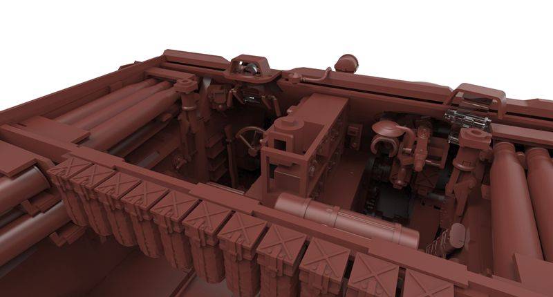 German Heavy Tank Sd.Kfz.182 "King Tiger" (Henschel Turret) Interior Set – Image 4