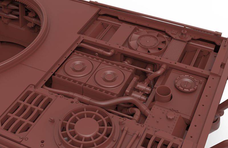 German Heavy Tank Sd.Kfz.182 "King Tiger" (Henschel Turret) Interior Set – Image 6