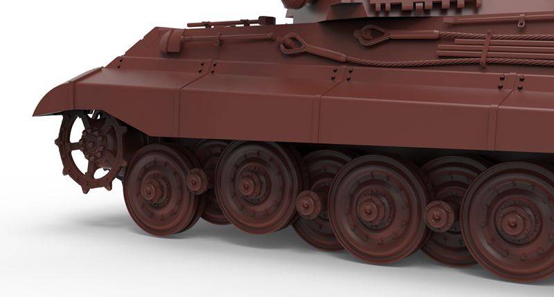 German Heavy Tank Sd.Kfz.182 "King Tiger" (Henschel Turret) Interior Set – Image 9