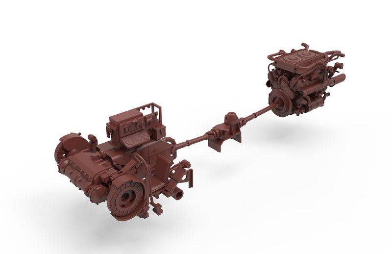 German Heavy Tank Sd.Kfz.182 "King Tiger" (Henschel Turret) Interior Set – Image 12