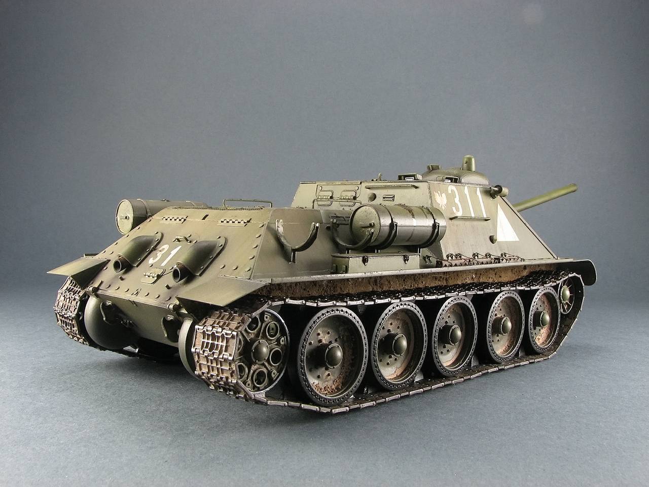 SU-85 SOVIET SELF-PROPELLED GUN MOD.1944 EARLY PRODUCTION. INTERIOR KIT – Image 5