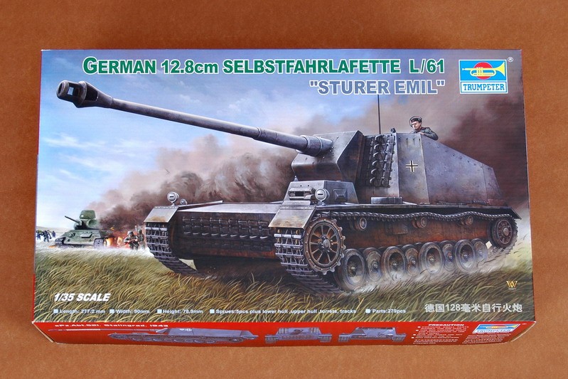 GERMAN 12.8cm SELBSTFAHRLAFETTE L/61 "STURER EMIL"