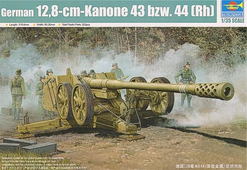 CANON ANTI CHAR SUPER LOURD ALLEMAND - 12.8cm PaK44 (Rheinmetall) 1944