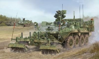 M1132 STRYKER US ENGINEER SQUAD VEHICLE avec LWMR mine Roller – Image 2