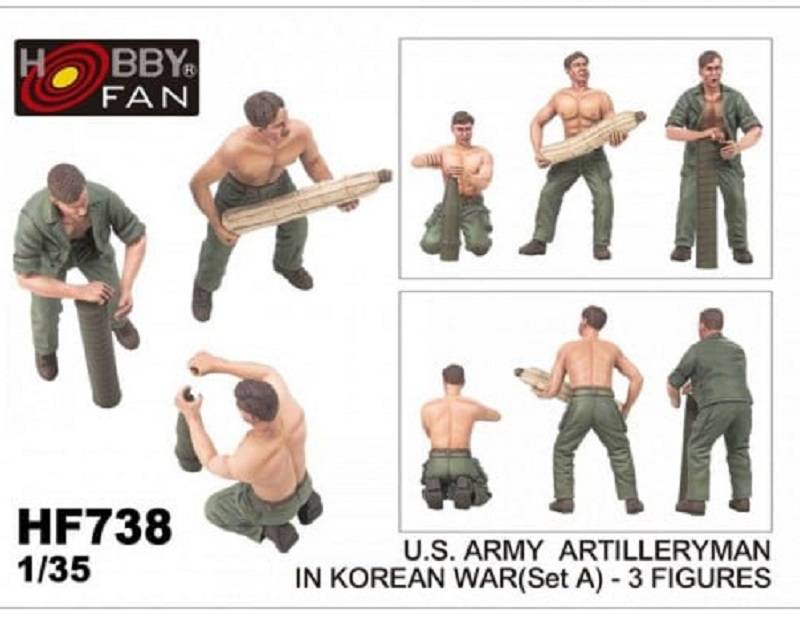 U.S. Army Artilleryman in Korean War (Set A) – Image 2