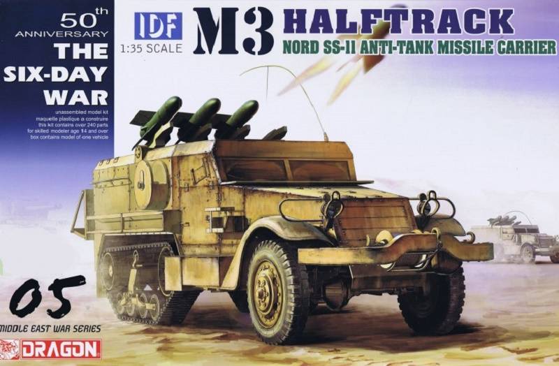 IDF M3 Halftrack Nord SS-11 Anti-Tank Missile Carrier