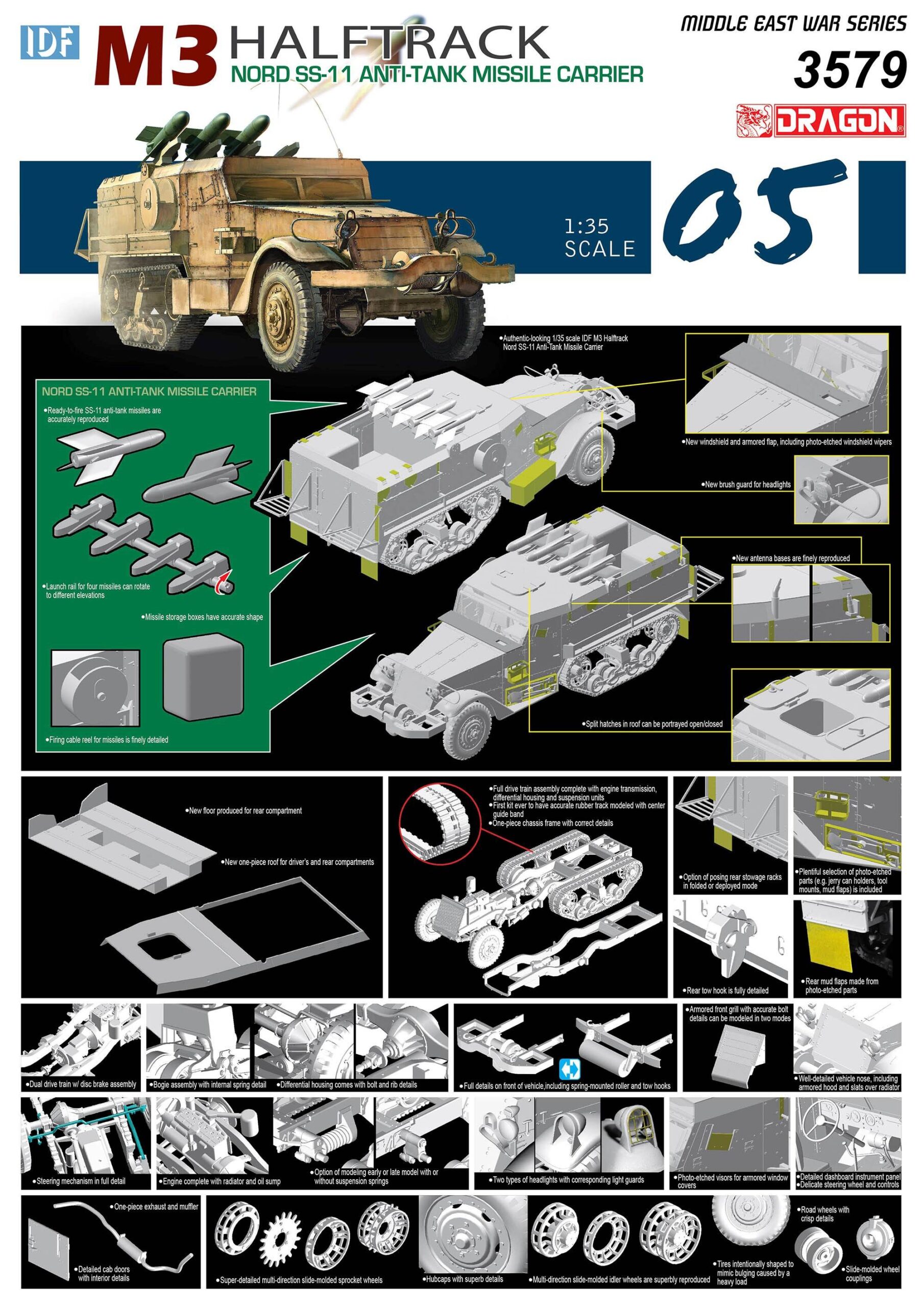 IDF M3 Halftrack Nord SS-11 Anti-Tank Missile Carrier – Image 2