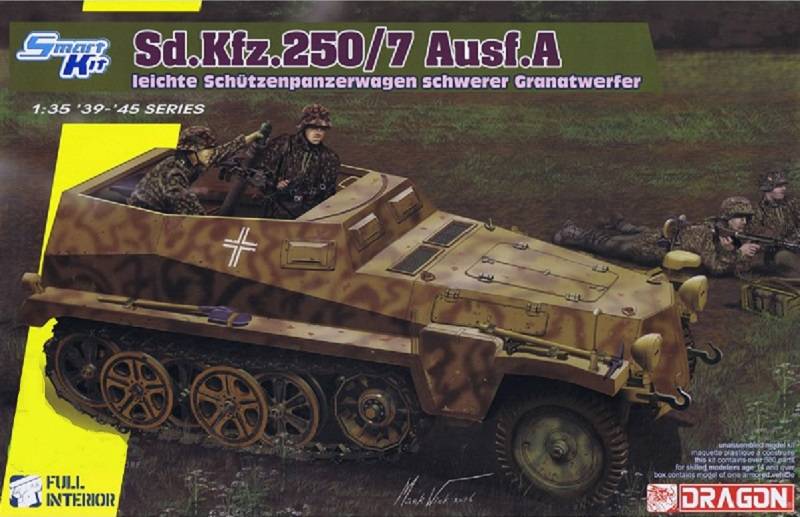 Sd.Kfz.250/7 Alte Ieichte Schutzenpanzerwagwn schwerer Granatwerfer