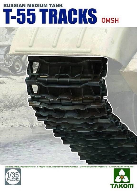 Russian Medium Tank T-55 Tracks OMSH