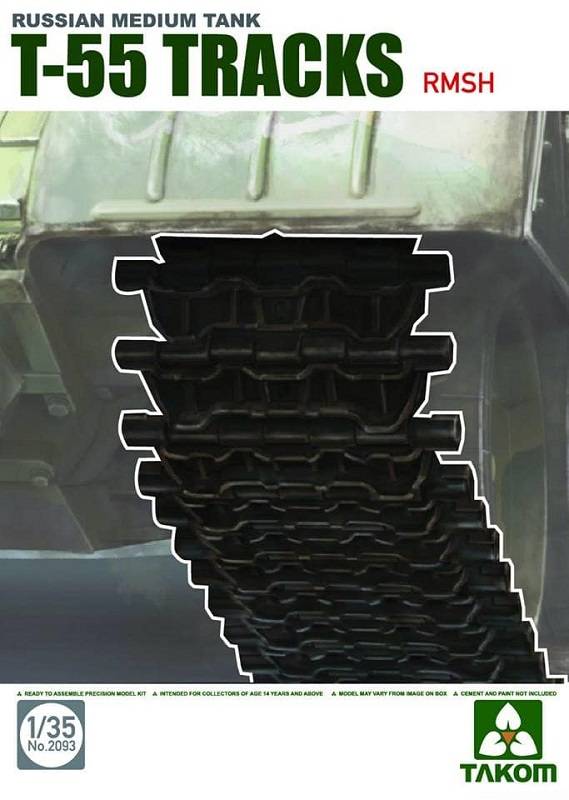 Russian Medium Tank T-55 Tracks RMSH