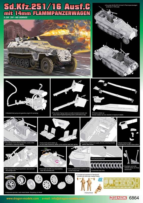 Sd.Kfz.251/16 Ausf.C mit 14mm Flammpanzerwagen – Image 2