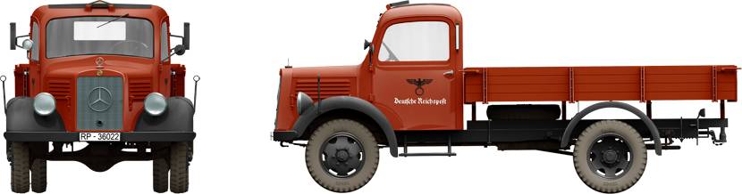 GERMAN CARGO TRUCK L1500S – Image 14