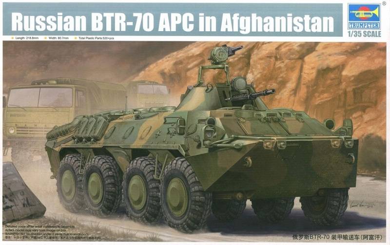 Russian BTR-70 APC in Afghanistan