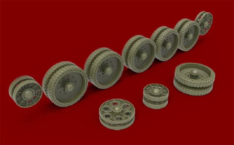 T-34 Wheels set. 1942 series – Image 2