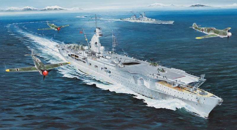 German Navy Aircraft Carrier DKM Peter Strasser – Image 2