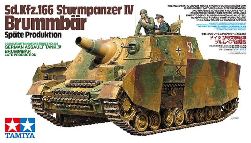 Sd.Kfz.166 Sturmpanzer IV Brummbär Späte Produktion