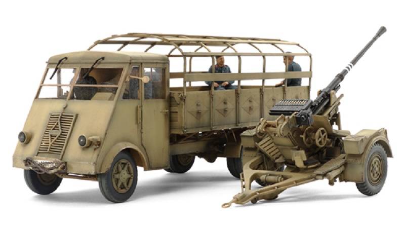 German 3.5ton Truck AHN w/3.7cm Flak 37 AA Gun – Image 2