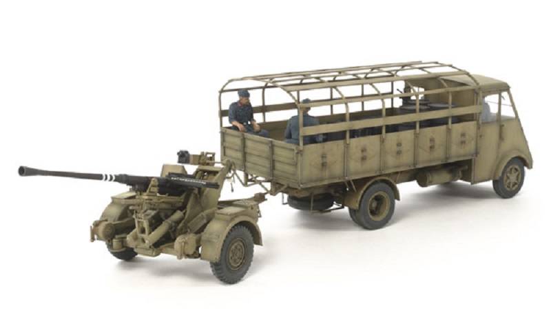 German 3.5ton Truck AHN w/3.7cm Flak 37 AA Gun – Image 3