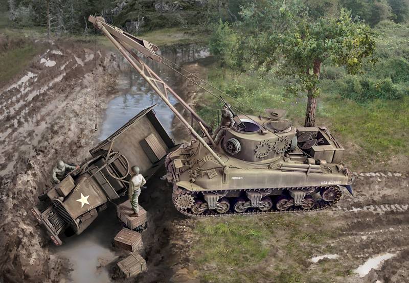 M32B1 Armoured Recovery Vehicle – Image 7