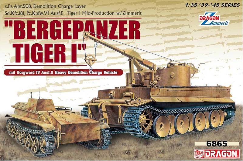 "Bergepanzer Tiger I" mit Borgward IV Ausf.A Heavy Demolition Charge Vehicle