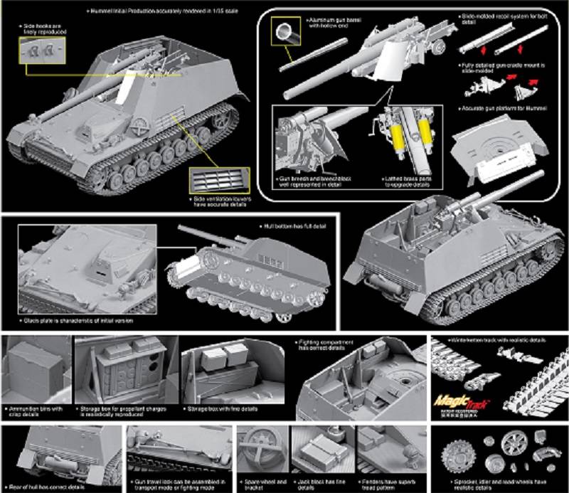 Sd.Kfz.165 Hummel Initial Production w/Winterketten – Image 3