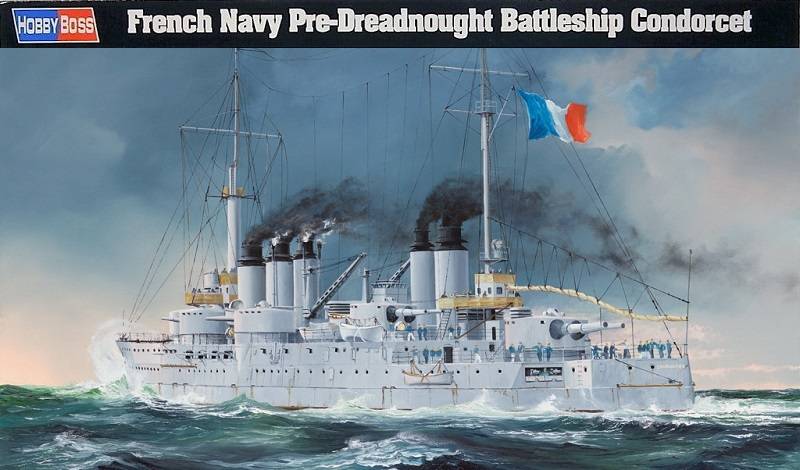 FRENCH NAVY PRE-DREADNOUGHT BATTLESHIP CONDORCET