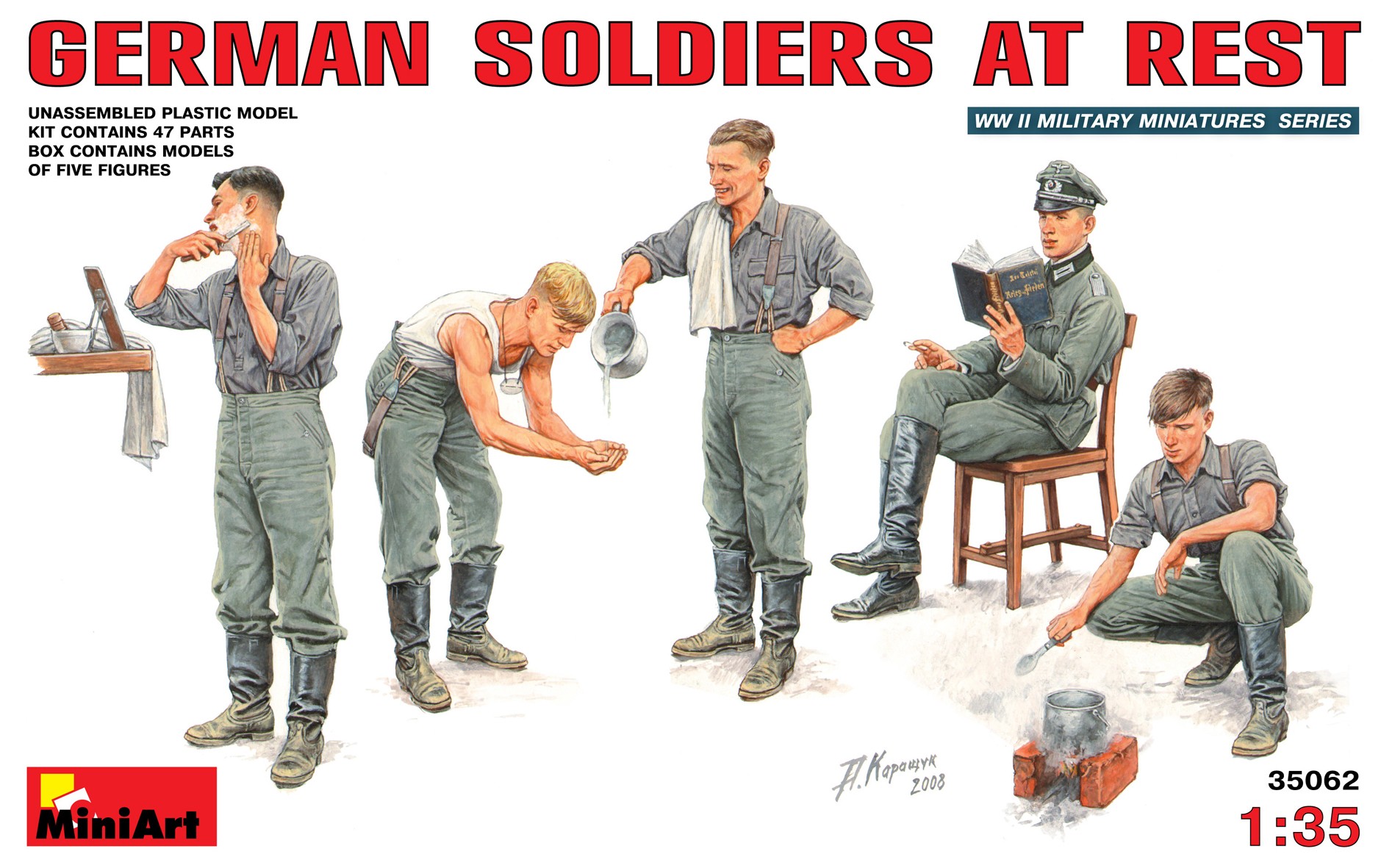 GERMAN SOLDIERS AT REST