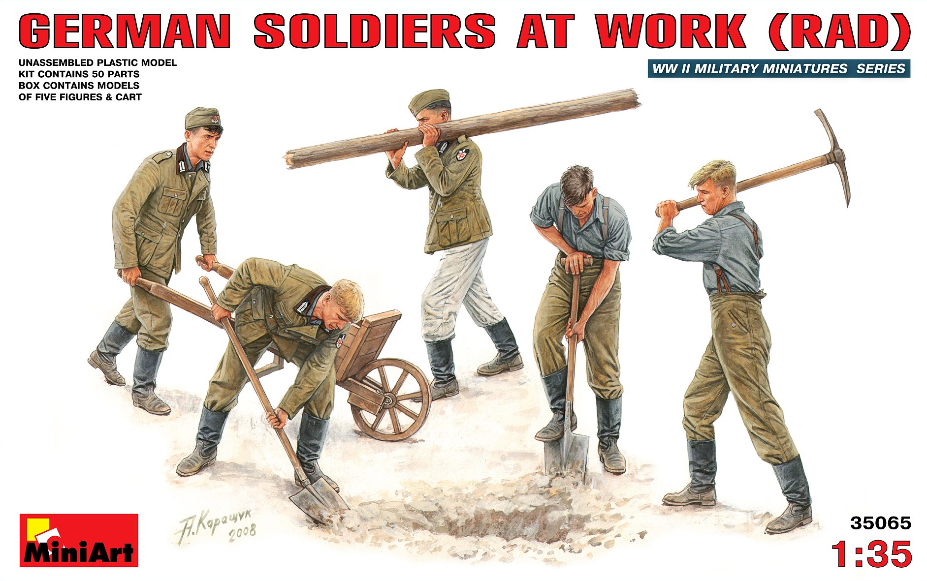 GERMAN SOLDIERS AT WORK (RAD)