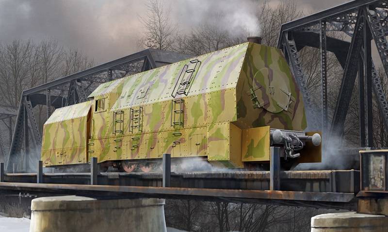 German Panzerlok BR57 Armoured Locomotive – Image 2
