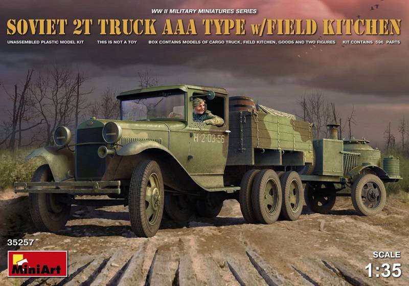 SOVIET 2t TRUCK AAA TYPE w/FIELD KITCHEN