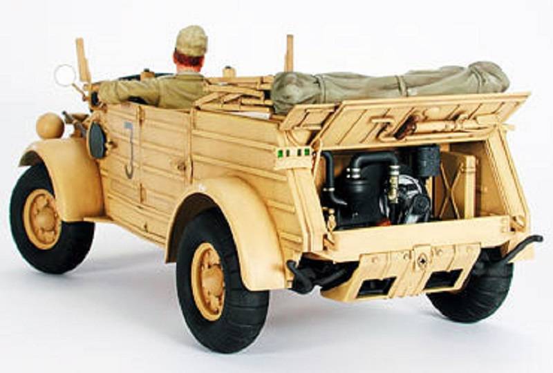 German Kübelwagen Type 82 Afrika-corps w.Feldmarchall Rommel – Image 4
