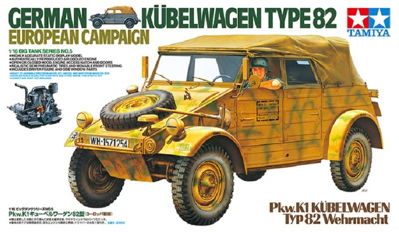 German Kübelwagen Type 82 European Campaign