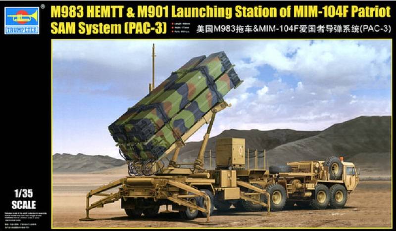 M983 HEMTT&M901 Launching Station of MIM-104F0 Patriot SAM System (PAC-3)