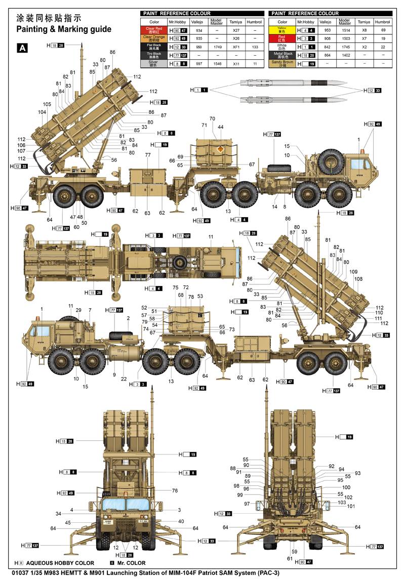M983 HEMTT&M901 Launching Station of MIM-104F0 Patriot SAM System (PAC-3) – Image 11