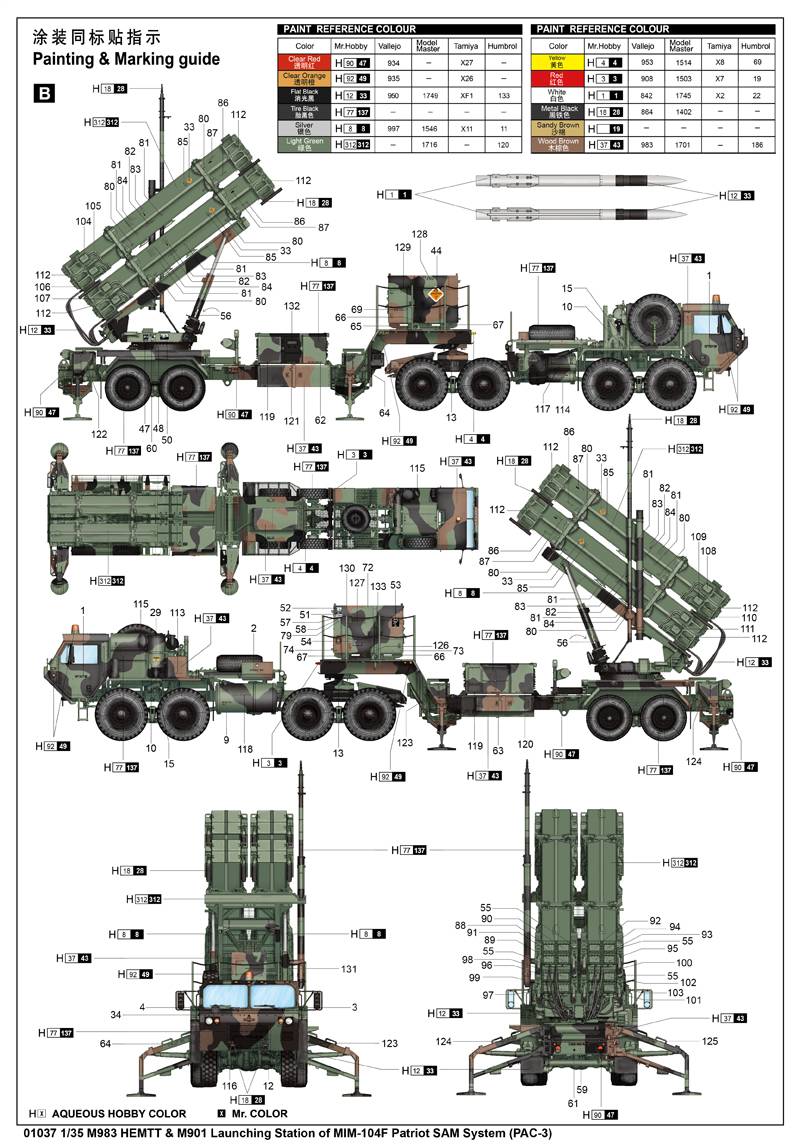 M983 HEMTT&M901 Launching Station of MIM-104F0 Patriot SAM System (PAC-3) – Image 12