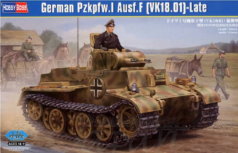 German Pzkpfw.I Ausf.F (VK18.01)-Late