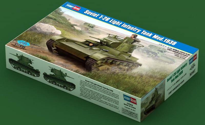 Soviet T-26 Light Infantry Tank Mod.1938