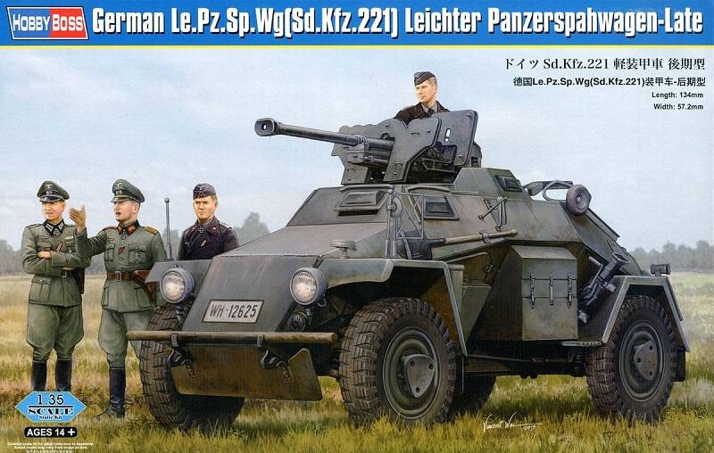 German Le.Pz.Sp.Wg Sd.Kfz.221 Leichter Panzerspahwagen-Late