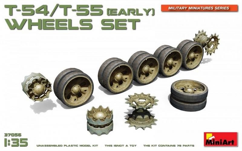 T-54 T-55 (EARLY) Wheels Set
