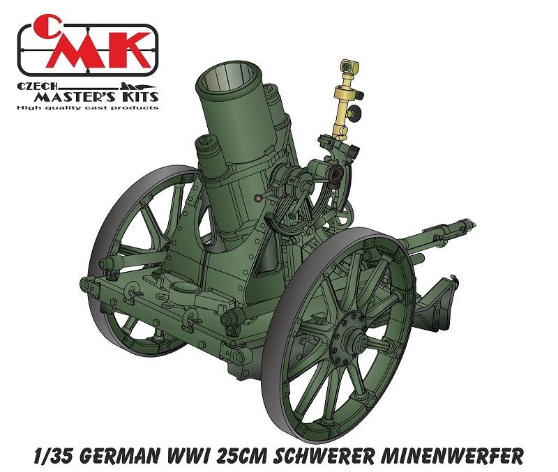 German WWI 25cm schwerer Minenwerfer / Heavy Mortar – Image 2