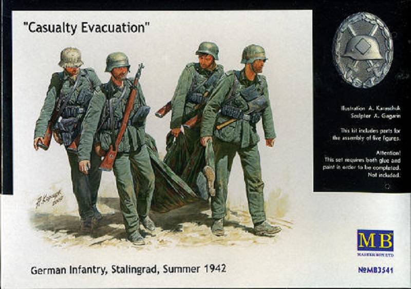 Casualty Evacuation, German Infantry, Stalingrad, Summer 1942
