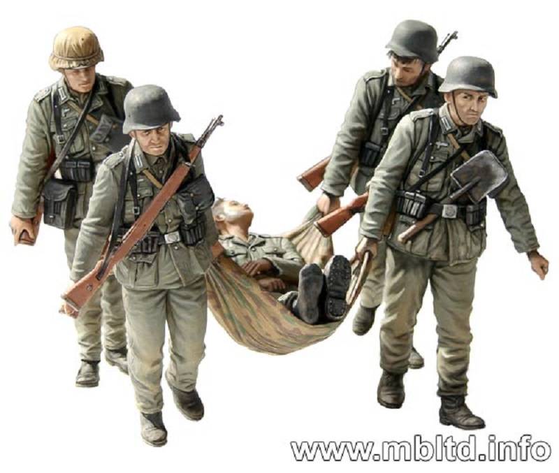 Casualty Evacuation, German Infantry, Stalingrad, Summer 1942 – Image 5