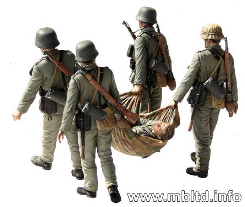 Casualty Evacuation, German Infantry, Stalingrad, Summer 1942 – Image 6