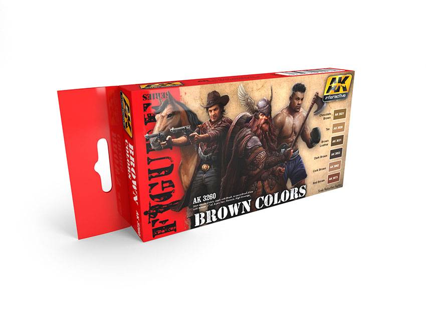 BROWN COLORS SET