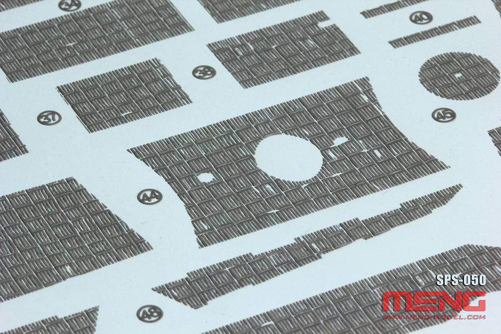Sd.Kfz.171 Panther Ausf A Late Production Zimmerit Decal Type 1 – Image 3