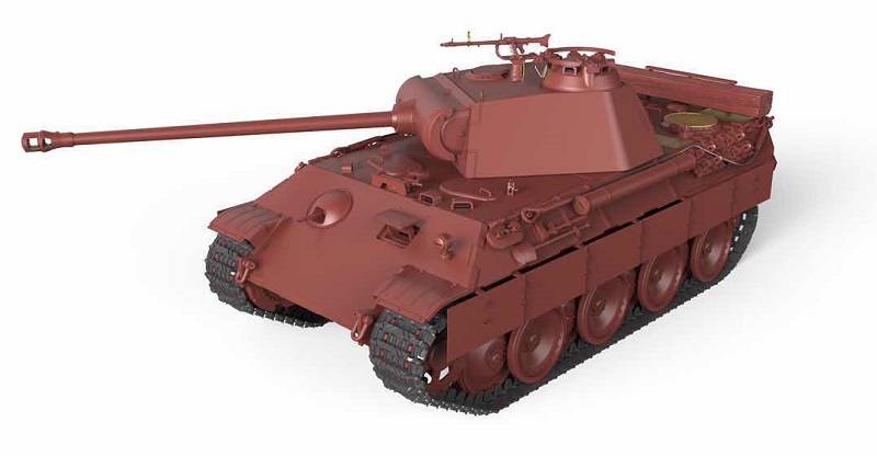 German Medium Tank Sd.Kfz.171 PANTHER Ausf. A Late – Image 3