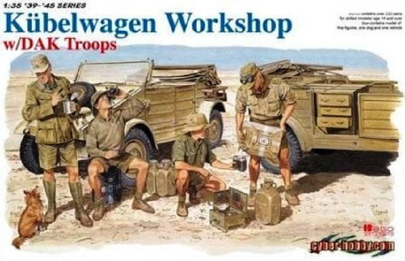 Kübelwagen Workshop w/DAK Troops