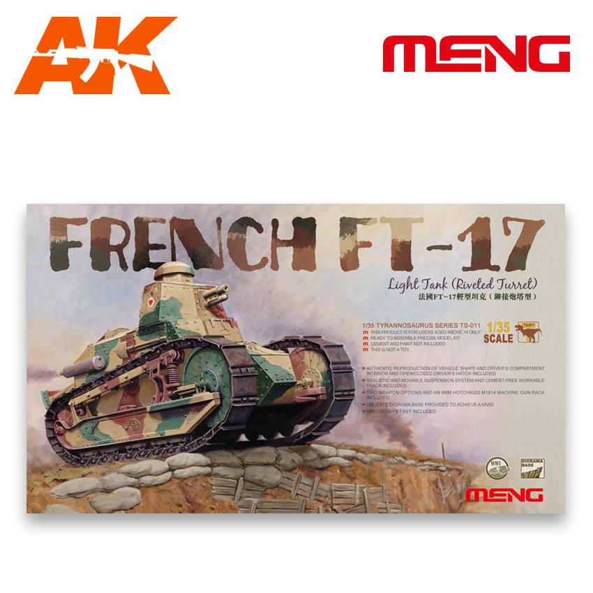 FRENCH FT-17 LIGHT TANK (RIVETED TURRET) – Image 15