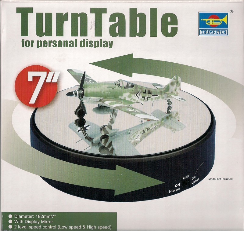 BASE TOURNANTE AVEC MIROIR 182X42 MM